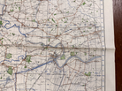 Original WW2 British Army GSGS OS Map of Great Britain - Goole & Pontefract - The Militaria Shop