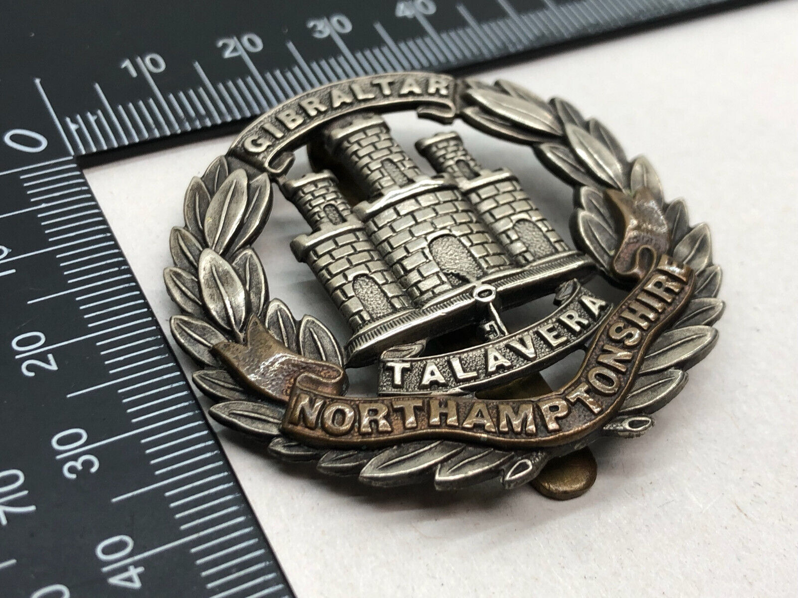 Original WW2 British Army Cap Badge - Northamptonshire Regiment | For ...