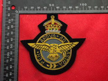 Load image into Gallery viewer, British RAF Royal Air Force Bullion Embroidered Blazer Badge
