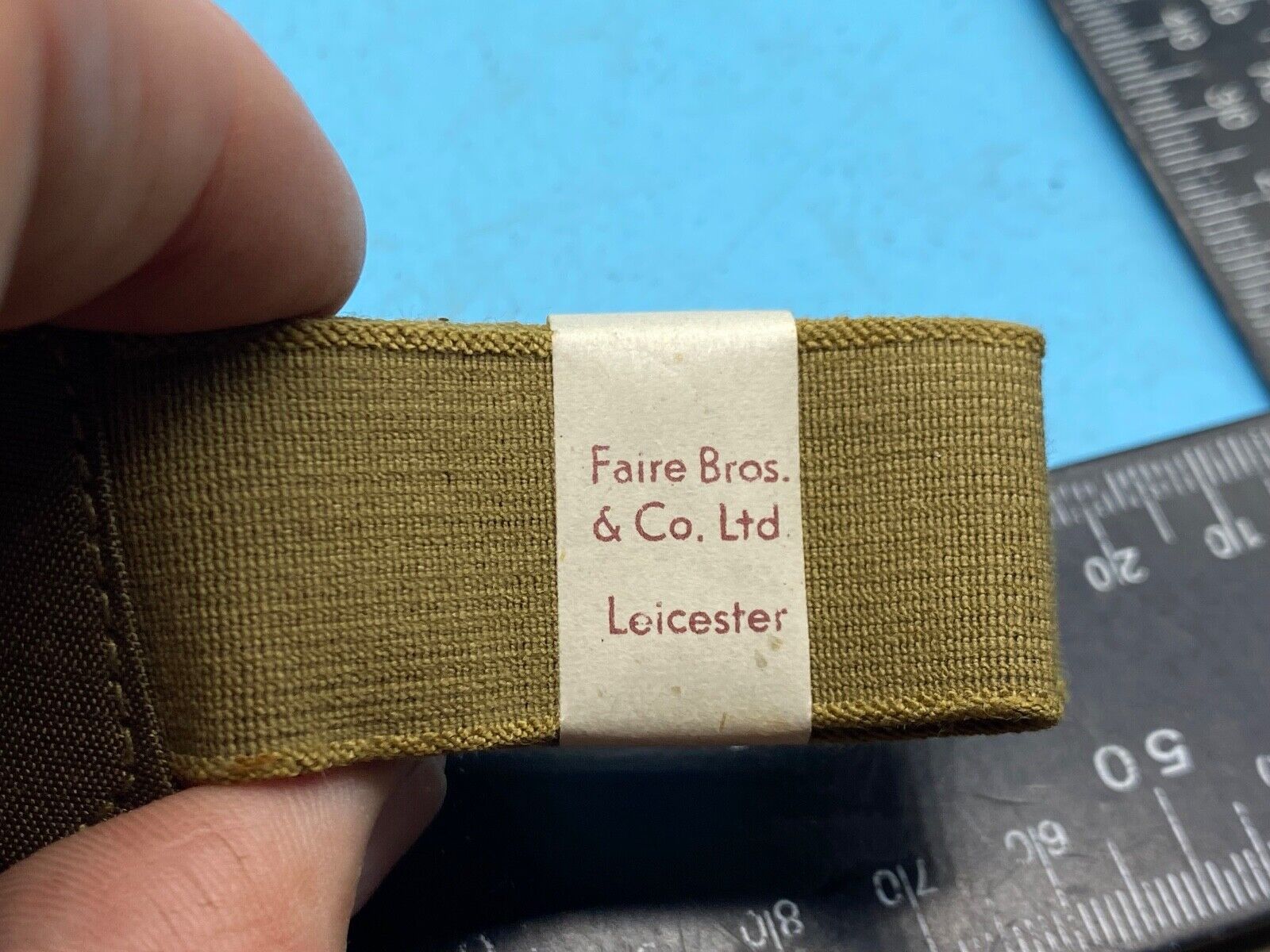 Original British Army WD Marked 1946 Dated Sock Suspenders - Unissued from Box - The Militaria Shop