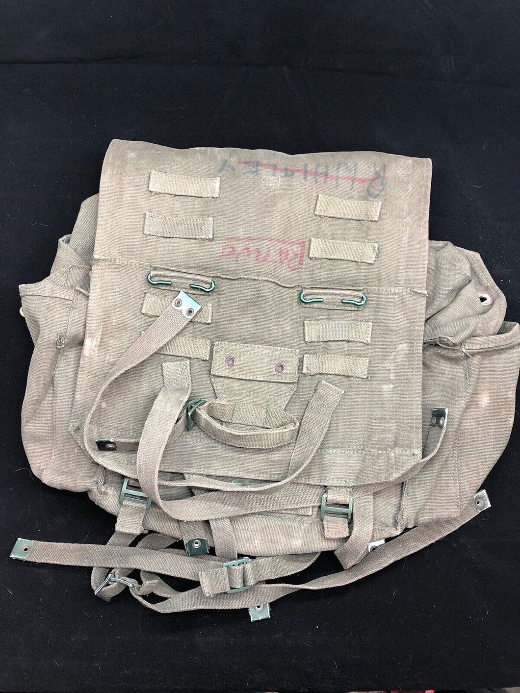 Original British Army 44 Pattern Large Pack / Haversack - WW2 Design