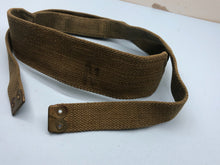 Load image into Gallery viewer, Original WW2 British Army Tan Webbing Shoulder Strap 37 Pattern
