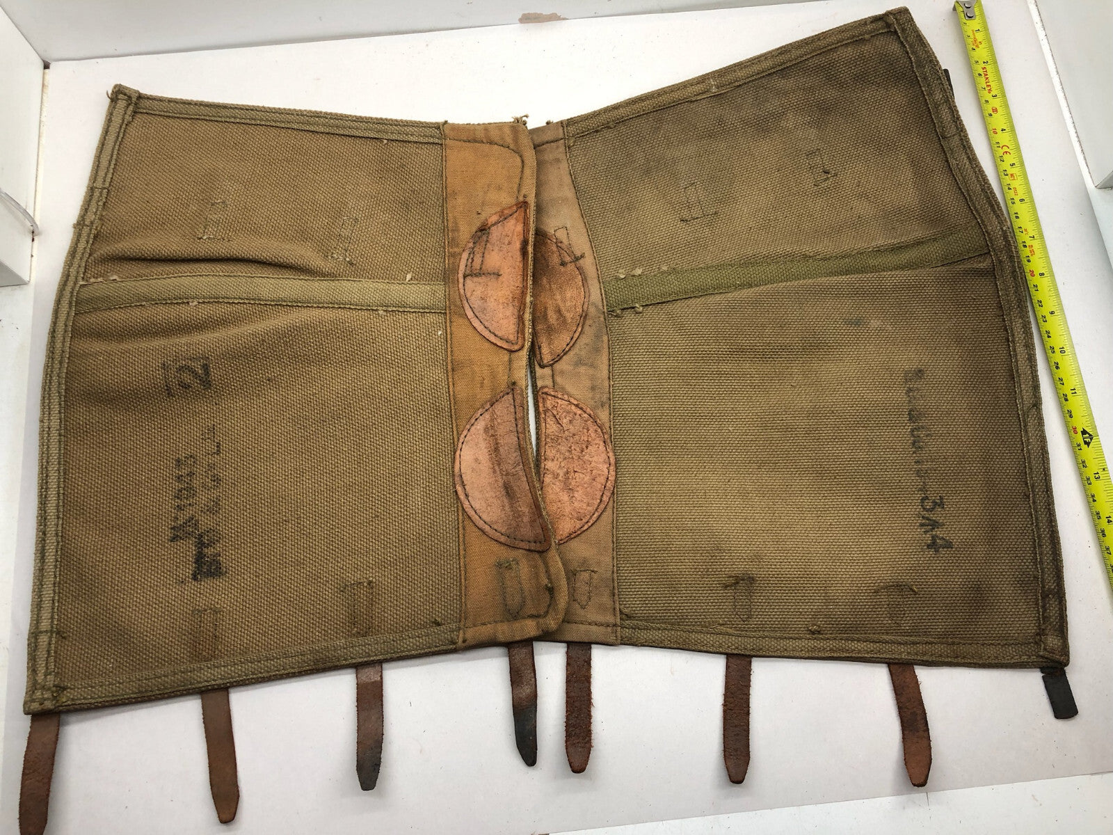 Original WW2 British Army 37 Pattern Despatch Riders High Sided Spats