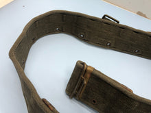 Load image into Gallery viewer, Original WW2 British Army Style Webbing Belt - Size 38&quot; Waist
