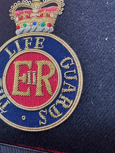 Load image into Gallery viewer, British Army Bullion Embroidered Blazer Badge - The Life Guards - Queen&#39;s Crown
