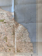 Original WW2 British Army GSGS OS Map of England & Wales - Holy Island - The Militaria Shop