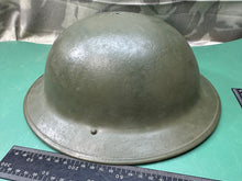 Lade das Bild in den Galerie-Viewer, Original WW2 British Army Combat Helmet - Repainted for Reenactment
