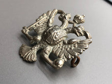 Load image into Gallery viewer, Original WW2 British Army 1st Kings Dragoon Guards Cap Badge
