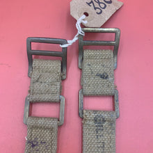 Charger l&#39;image dans la galerie, Original WW2 British Army 37 Pattern Webbing Brace Adaptors Pair
