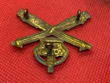 Load image into Gallery viewer, Original British Army WW1 Machine Gun Corps Slouch Cap Badge (3 lugs)
