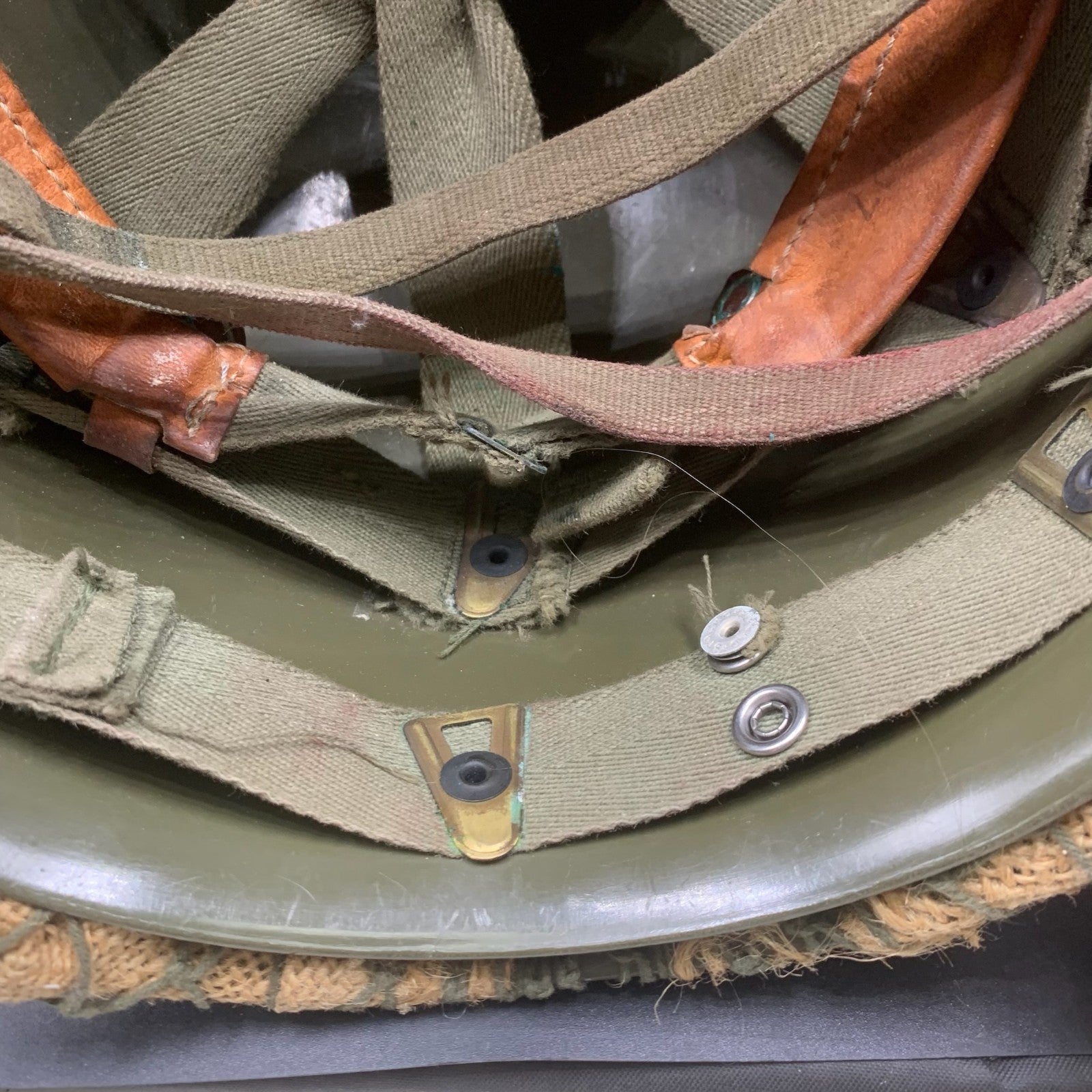 Genuine Dutch Army M53 Euroclone of US M1 Camouflaged Helmet & Liner Set - The Militaria Shop