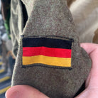 West German Field Jacket Green Wool Shirt Military Uniform Germany - 35" Chest - The Militaria Shop