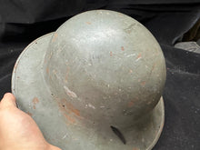 Load image into Gallery viewer, Original WW2 British Civil Defence Civillian Zuckerman Helmet - 1941 Dated
