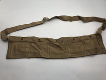 Load image into Gallery viewer, Original Vietnam War British Army Era Bandolier - WW1 Style - Small Closure Pins
