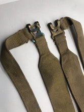 Load image into Gallery viewer, Original WW2 37 Patternn Webbing British Army L Strap Set - WW2 Dated
