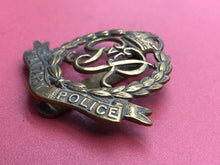 Load image into Gallery viewer, Original WW2 British Army Royal Military Police George VI Cap Badge
