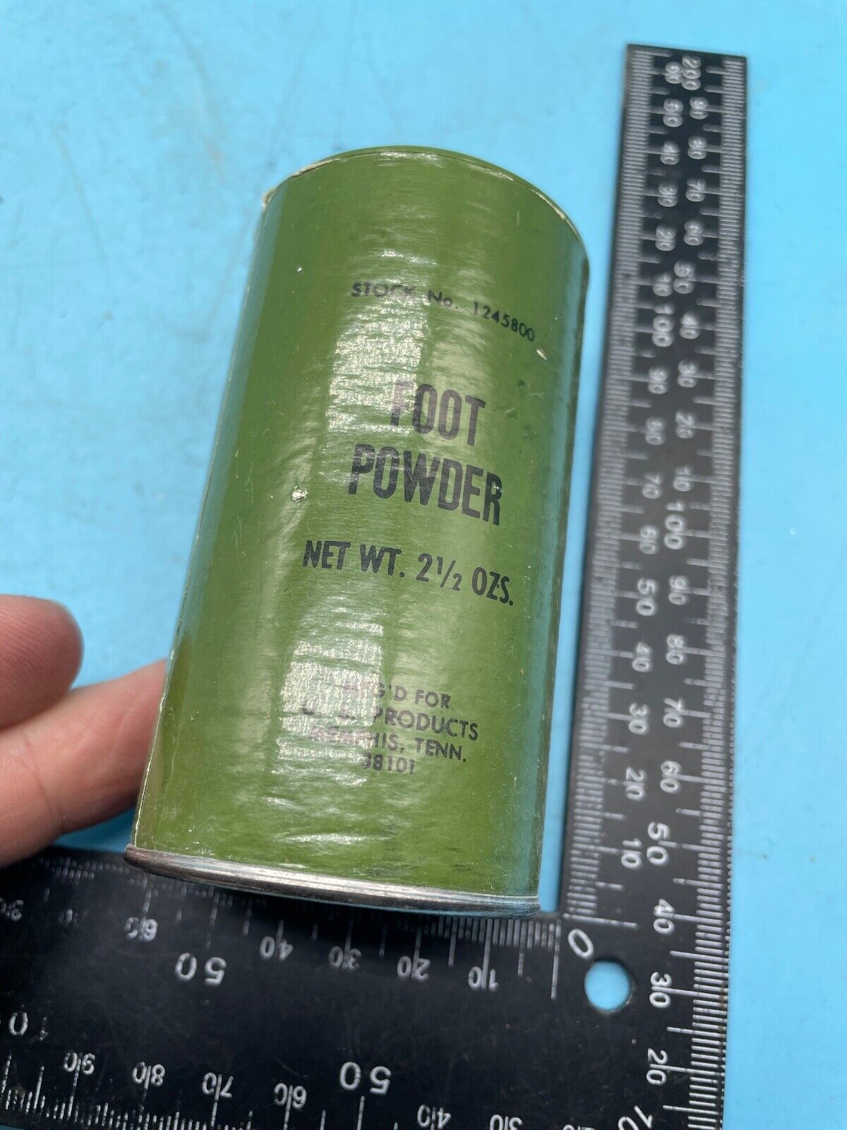 Original US Army Vietnam War Era Unissued Foot Powder - The Militaria Shop