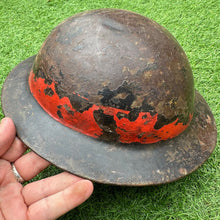 Charger l&#39;image dans la galerie, Rare Early WW2 Rolled Edged British Army Helmet - Possibly NFS?
