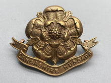 Load image into Gallery viewer, WW1 British Army Lancashire Hussars Cap Badge
