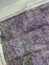 Charger l&#39;image dans la galerie, Original WW2 British Army / RAF Map Showing RAF Bases - South West Scotland
