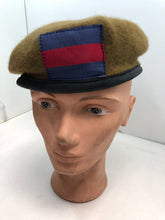 Charger l&#39;image dans la galerie, Genuine British Army Khaki Guards Regimental Beret Hat - Size 58cm
