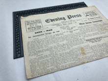 Load image into Gallery viewer, Original WW2 British Newspaper Channel Islands Occupation Guernsey - Jan 1941
