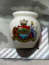 Load image into Gallery viewer, Original Vintage Crested China Ware Vase - COWES - Isle of Wight
