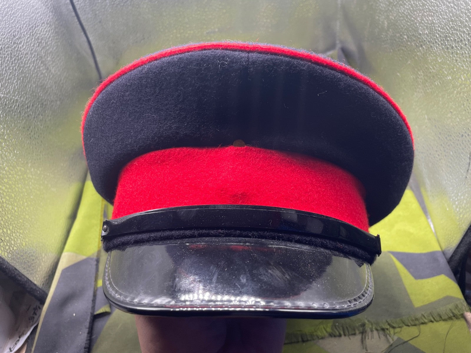 Genuine British Army Adjutant General's Corps Peaked Dress Cap - Size 56cm - The Militaria Shop