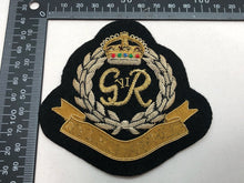 Load image into Gallery viewer, British Army Bullion Embroidered Blazer Badge - Military Police - Kings Crown
