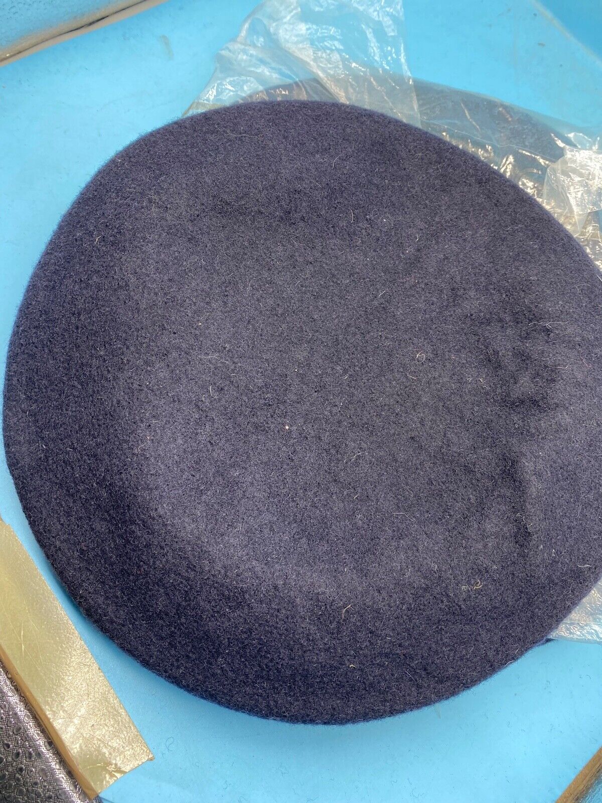 Original British Army- All Regiments Beret Blue- Dress Uniform Hat NEW - Size 48 - The Militaria Shop