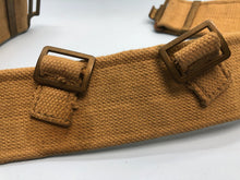 Charger l&#39;image dans la galerie, Original British Army 37 Pattern Webbing Belt - Size Normal 36&quot; Waist - WW2 Patt
