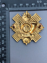 Load image into Gallery viewer, Original WW2 British Army Highland Light Infantry HLI Scottish Cap Badge
