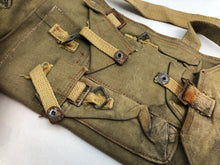 Load image into Gallery viewer, Original WW2 Canadian Army 37 Pattern Bren Spares Bag
