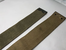 Load image into Gallery viewer, Original WW2 British Army 37 Pattern Canvass L Straps Set
