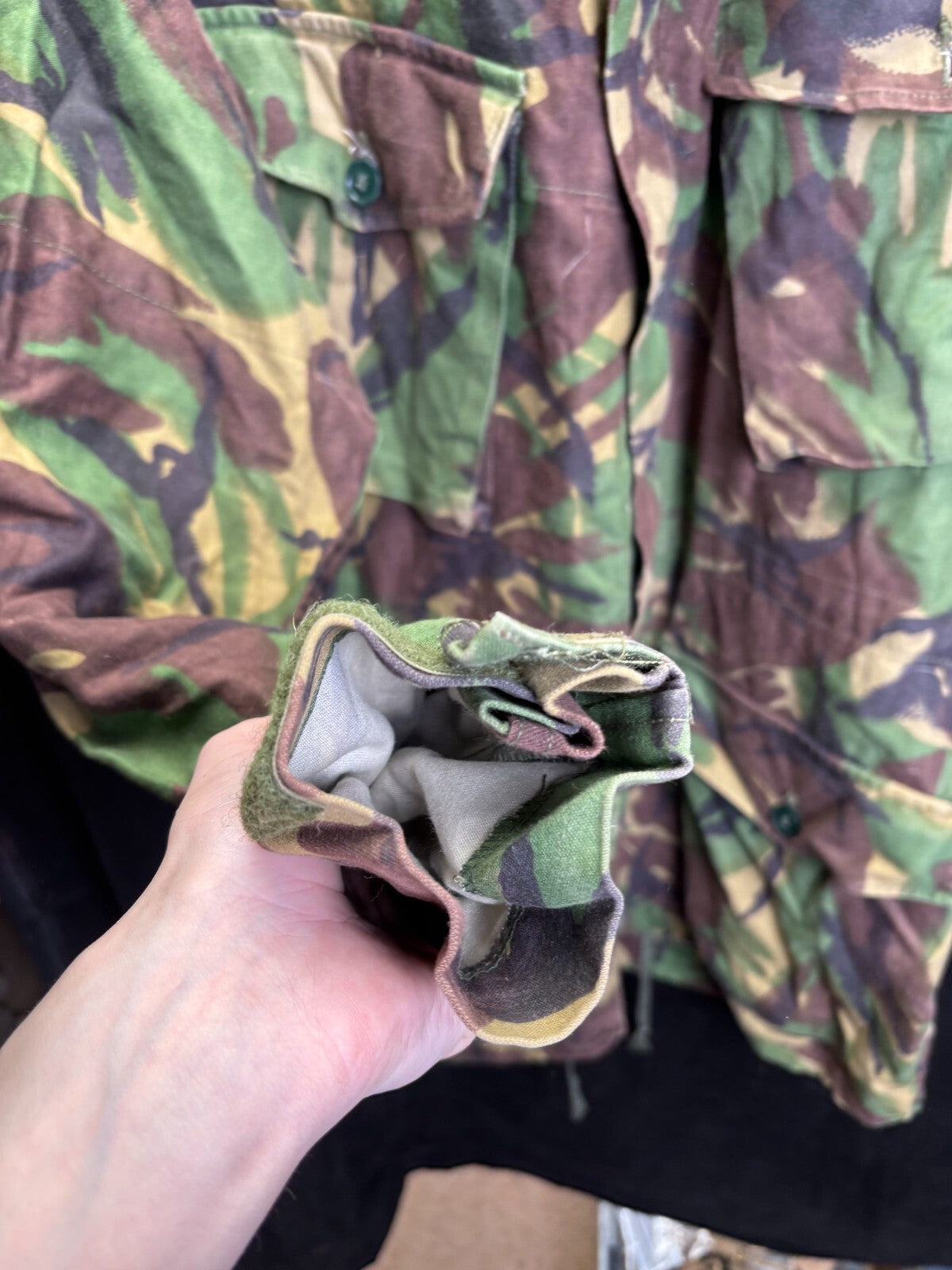 Surplus British Army Woodland DPM Smock Combat Jacket -Size 180/96 - The Militaria Shop
