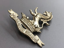 Load image into Gallery viewer, Original WW1 British Army 7th Dragoon Guards Regiment Cap Badge
