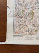 Original WW2 British Army GSGS OS Map of England & Wales - Holy Island - The Militaria Shop