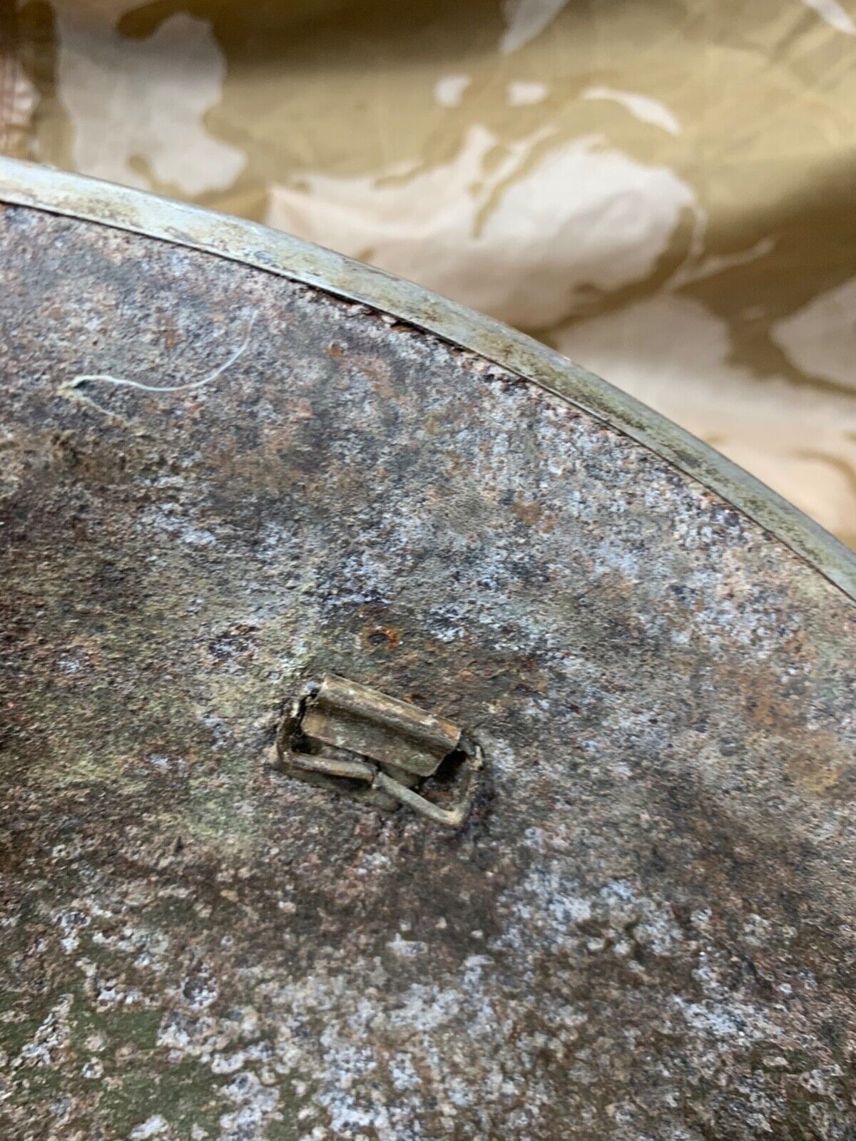 WW2 Mk3 High Rivet Turtle - British / Canadian Army Helmet - Nice Original - The Militaria Shop