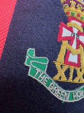 Load image into Gallery viewer, British Army Bullion Embroidered Blazer Badge - The Green Howards - King&#39;s Crown
