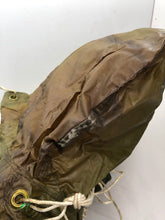 Charger l&#39;image dans la galerie, Original WW2 Canadian Army Camouflaged Anti-Gas Hood - 1943 Dated New Old Stock
