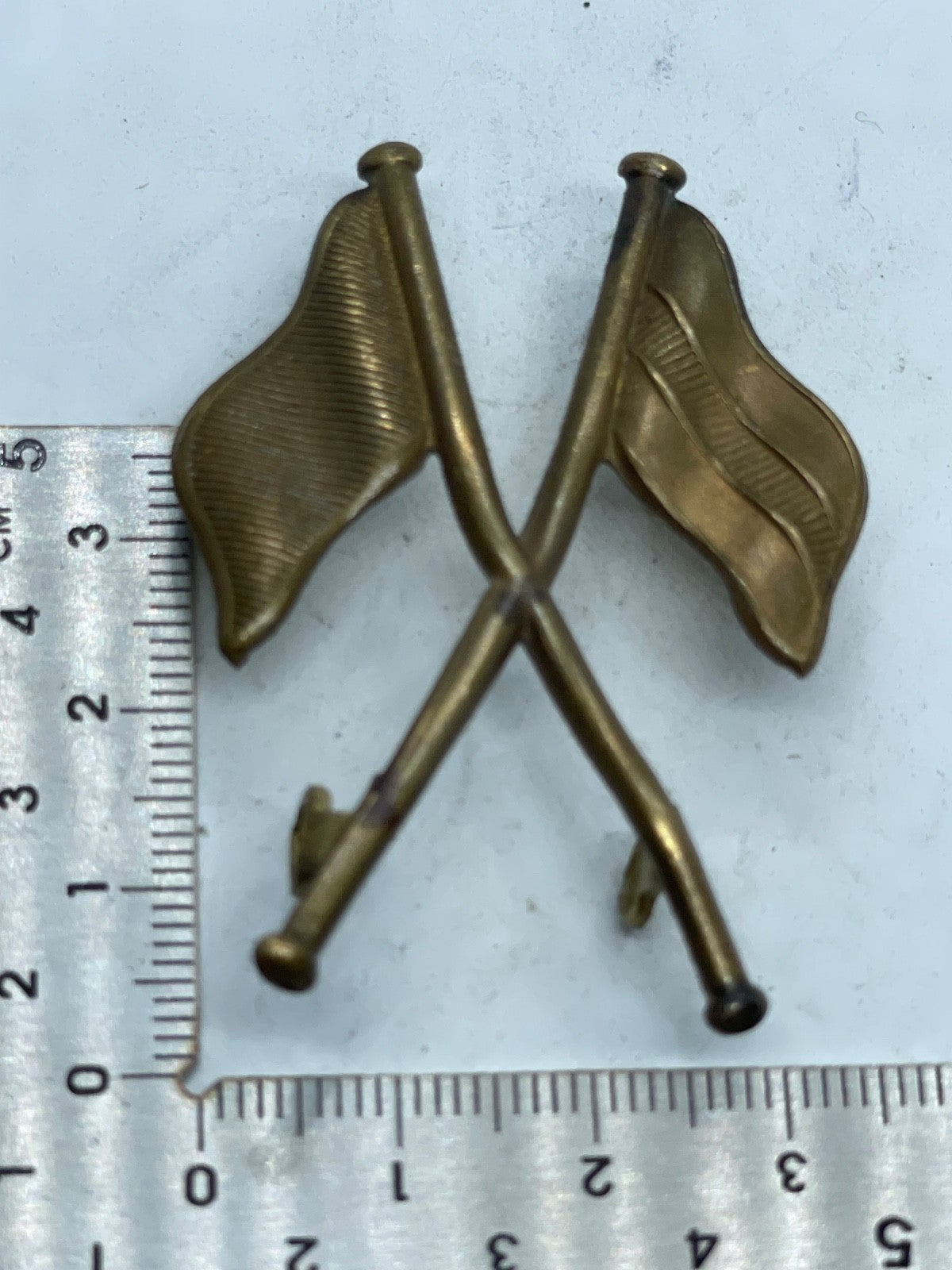 Original WW1 / WW2 British Army Signallers Flag Sleeve Qualification Badge - The Militaria Shop