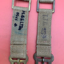 Charger l&#39;image dans la galerie, Original WW2 British Army 37 Pattern Webbing Brace Adaptors Pair
