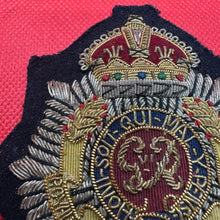 Load image into Gallery viewer, British Army Bullion Embroidered Blazer Badge - RASC Service Corps - Kings Crown
