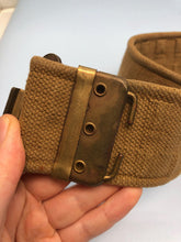 Charger l&#39;image dans la galerie, Original British Army 37 Pattern Webbing Belt - Size Normal 36&quot; Waist - WW2 Patt
