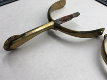 Load image into Gallery viewer, Original Pair of WW1/WW2 British Army Officers Brass Horse Riding Spurs
