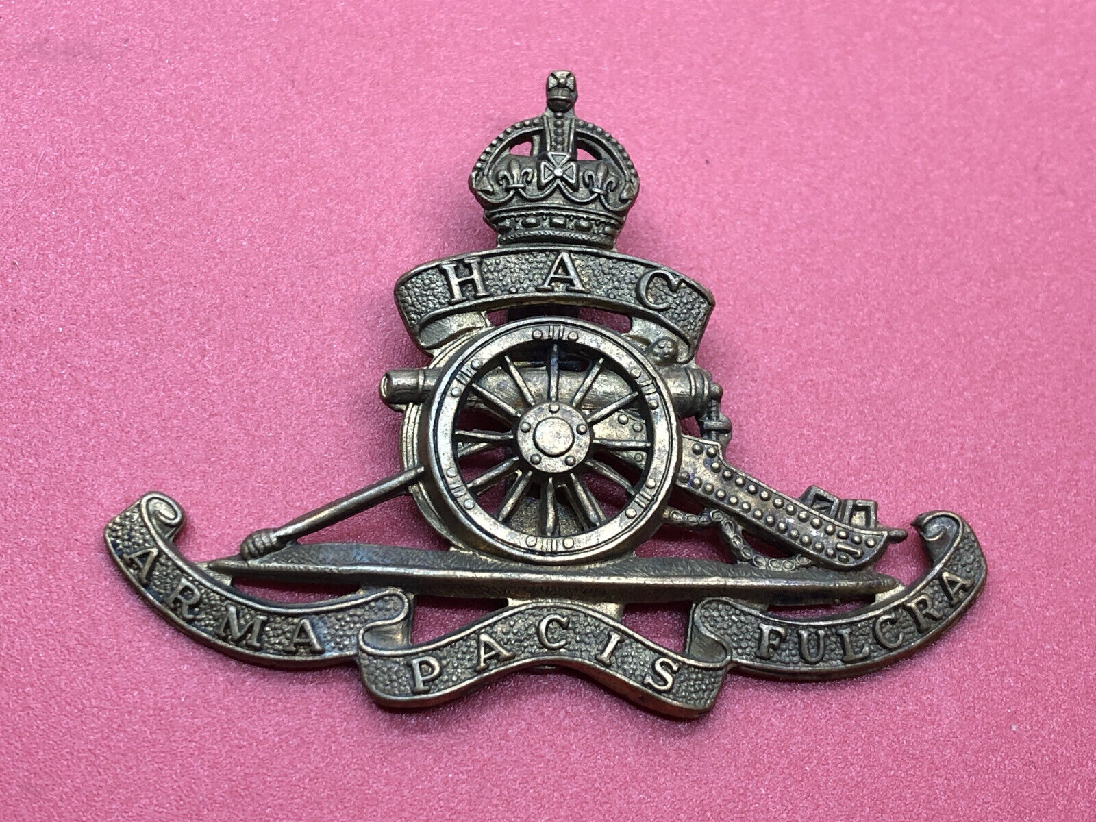 Original WW1 British Army The Honourable Artillery Company Cap Badge ...