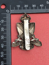 Load image into Gallery viewer, Original WW2 British Army Edinburgh University Officer Training Corps Cap Badge
