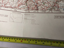 Load image into Gallery viewer, Original WW2 German Army Map of UK - Manchester / Liverpool / North West England
