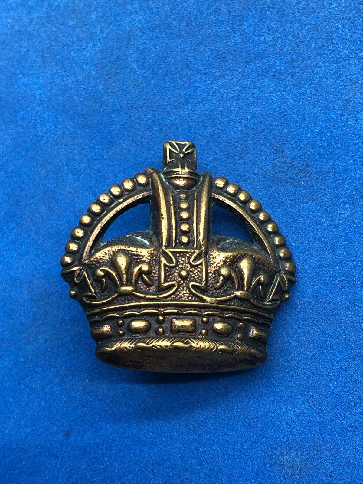 Original WW1 WW2 British Army Rank Crown Kings Crown For Sale original-ww1-ww2-british-army-rank-crown-kings-crown-for-sale