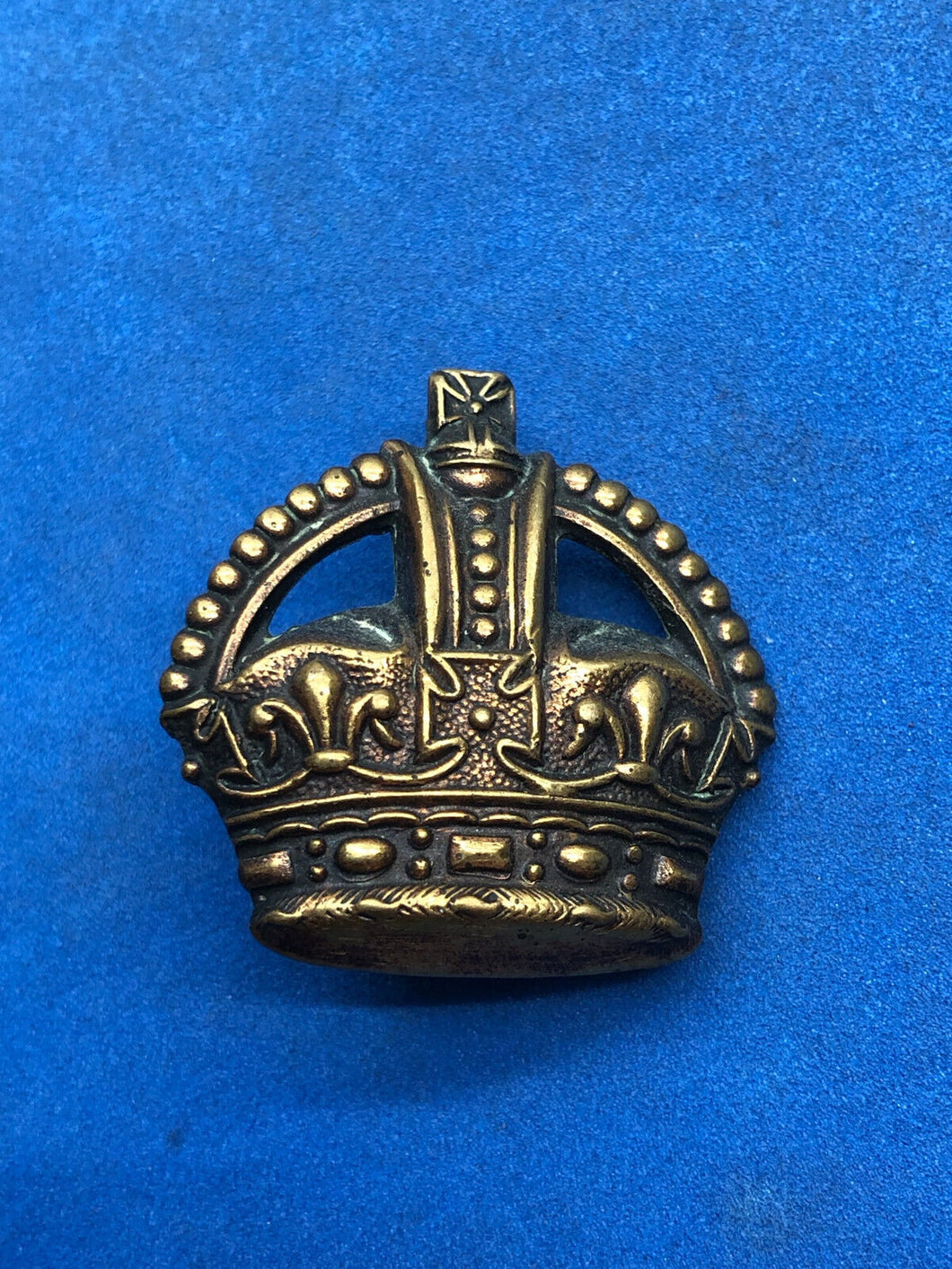 Original WW1 / WW2 British Army Rank Crown - Kings Crown